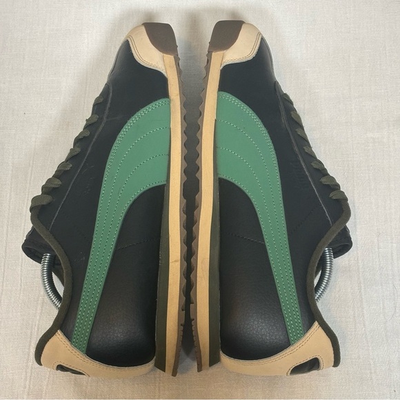 Puma Roma 70s Sneakers-Black/Psych Green-Men Size 12 - Picture 7 of 10